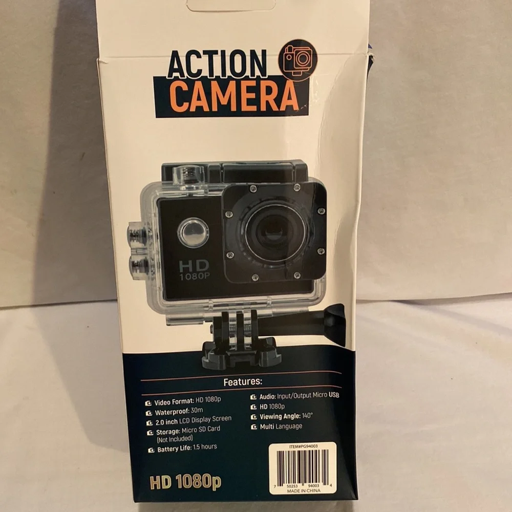 Action Camera HD 1080p black